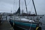 na de proefvaart in Lemmer